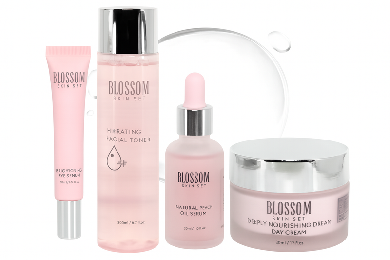 Set 4 Hidratante Facial Con Colageno