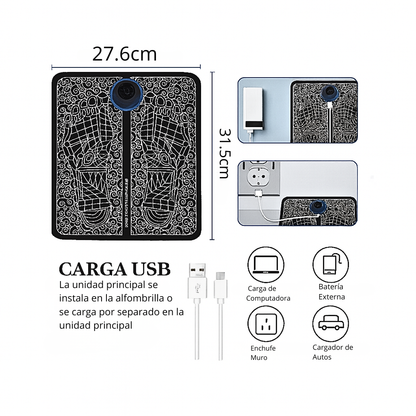 Masajeador De Pies Eléctrico Portátil