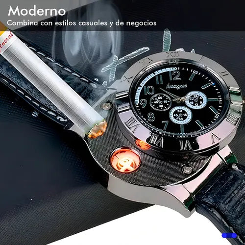 Reloj Encendedor Electrónico Recargable