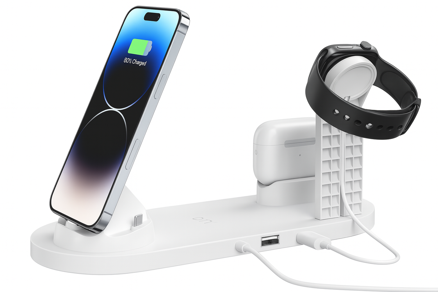 Cargador inalambrico 4 en 1