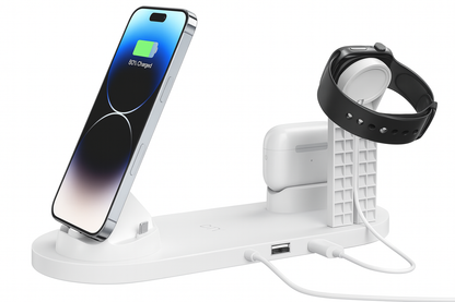 Cargador inalambrico 4 en 1