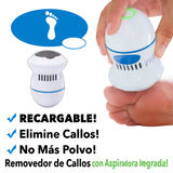 REMOVEDOR DE CALLOS BATERÍA RECARGABLE
