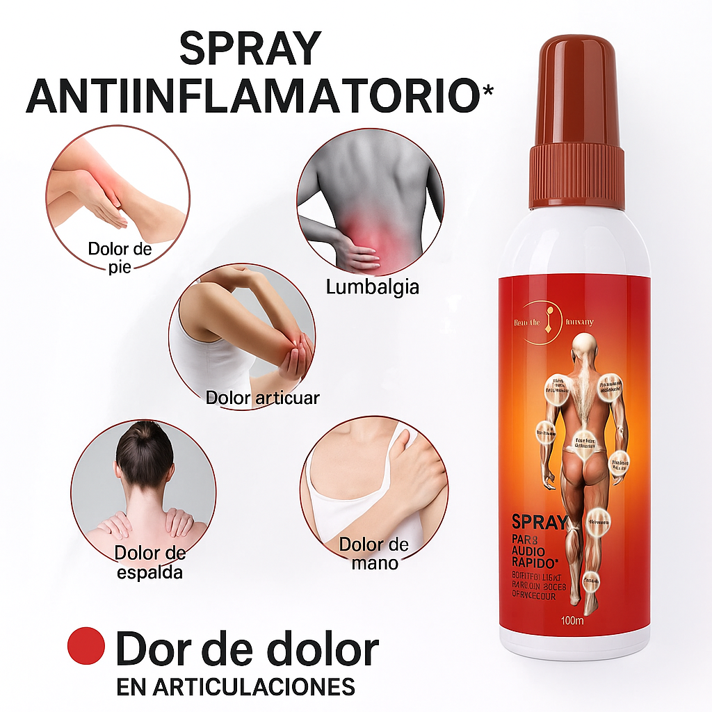 SPRAY ANALGÉSICO DOLORES MUSCULARES